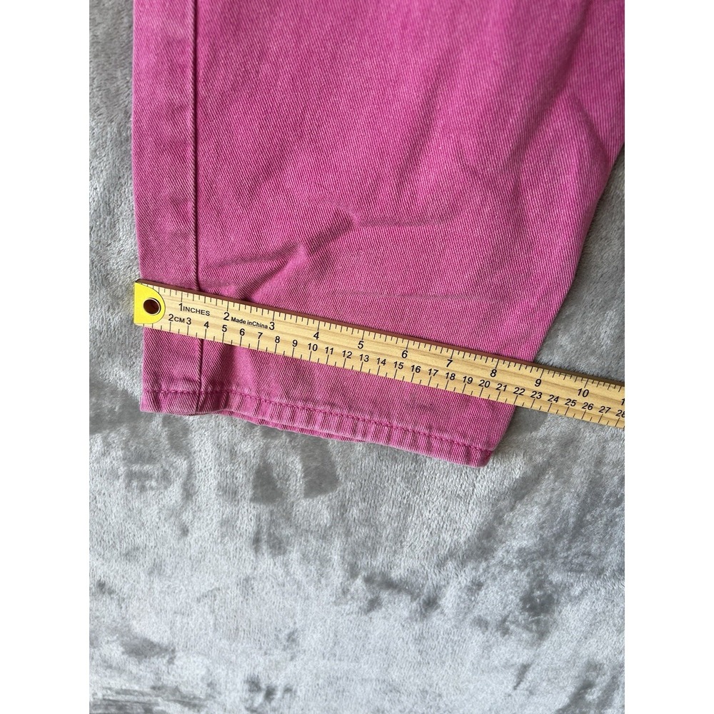SHEIN jeans Teen pink Cargo 23x26 Girls 10-11 Year‎ rockabilly barbiecore - Picture 5 of 7